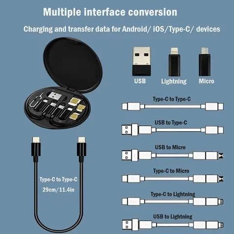 Travel Cabel Set Fast Charging